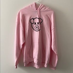 shane dawson inspired pink pig hoodie